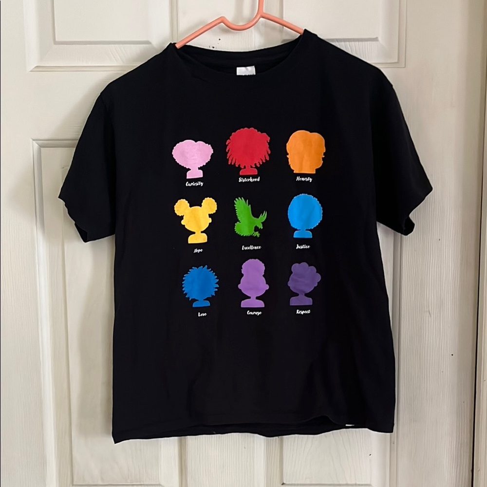 Black Character Silhouette T-Shirt